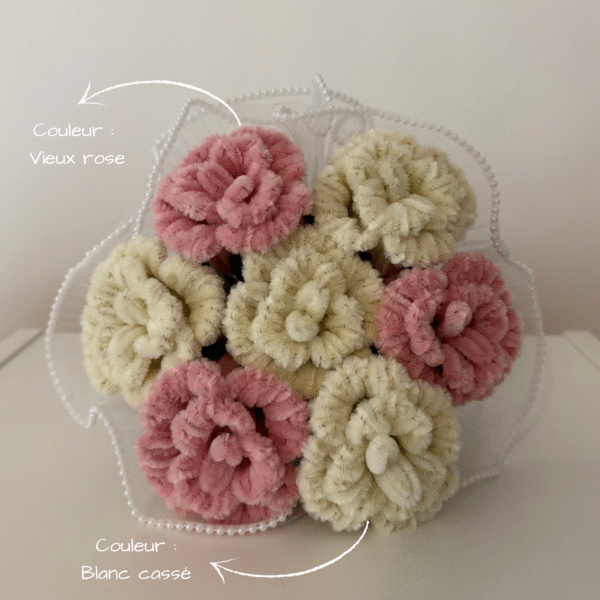 Bouquet 7 roses personnalisable