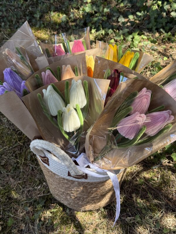 Bouquet 3 tulipes à personnaliser