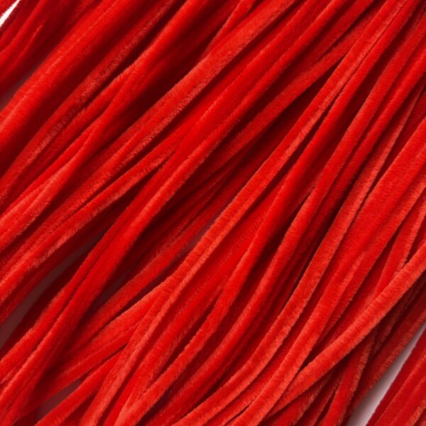 Fils chenille - ref #Rouge