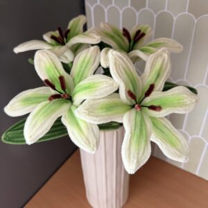 Bouquet 4 lys majestueux
