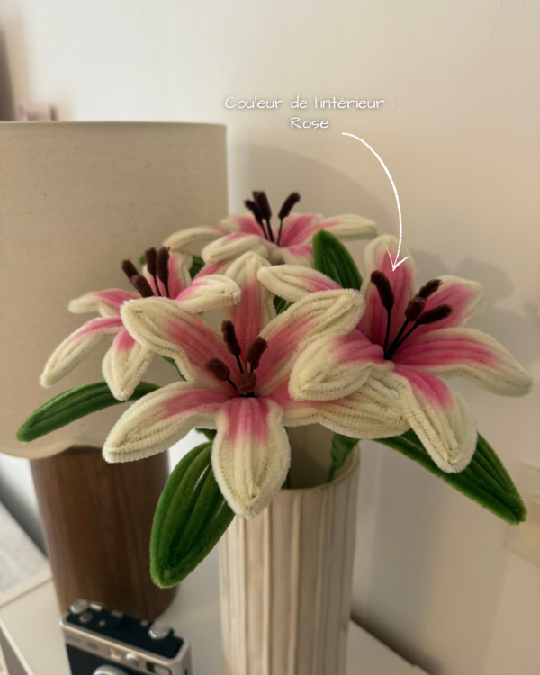 Bouquet 4 lys majestueux