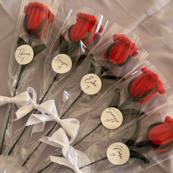 Lot de 5 roses individuelles