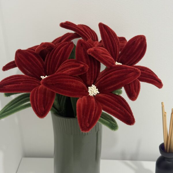 Bouquet 5 lys personnalisable