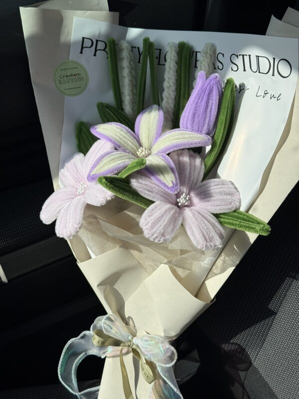 Bouquet intemporel VIOLET