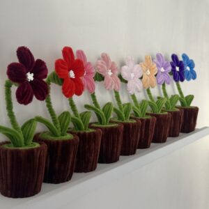Petit pot hibiscus à personnaliser
